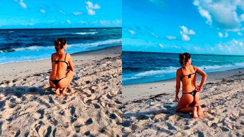 La China Suárez se mostró sexy ocho meses después de ser mamá