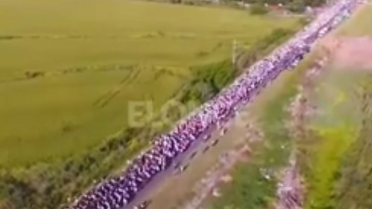 La 36° Peregrinación de los Pueblos, desde el drone de Elonce TV