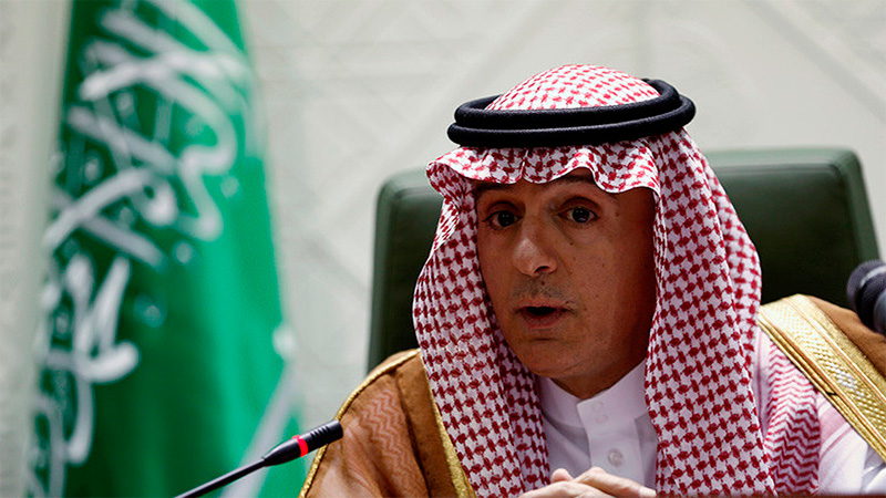 El ministro de Exteriores de Arabia Saudita, Adel al Jubeir.