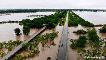 Impactantes imágenes aéreas muestran la magnitud de las inundaciones en Nogoyá