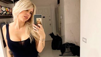¿Humedad o mármol?: El debate tras una foto de Wanda Nara