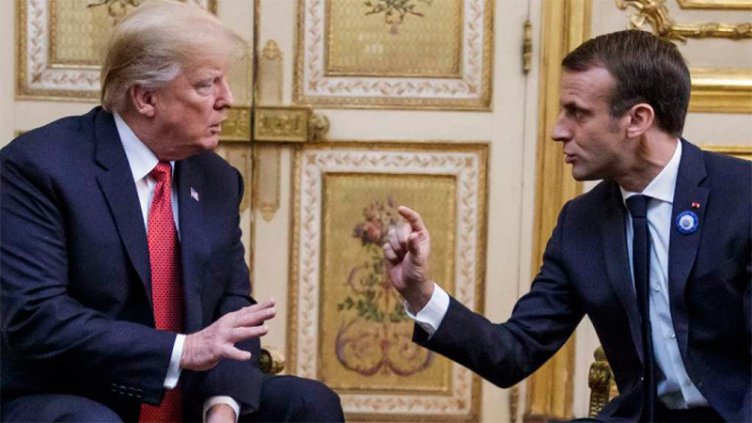 Macron responde a críticas de Trump: