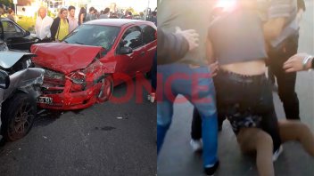 Tensión, reclamos y llantos: las reacciones tras tremendo choque en Paraná