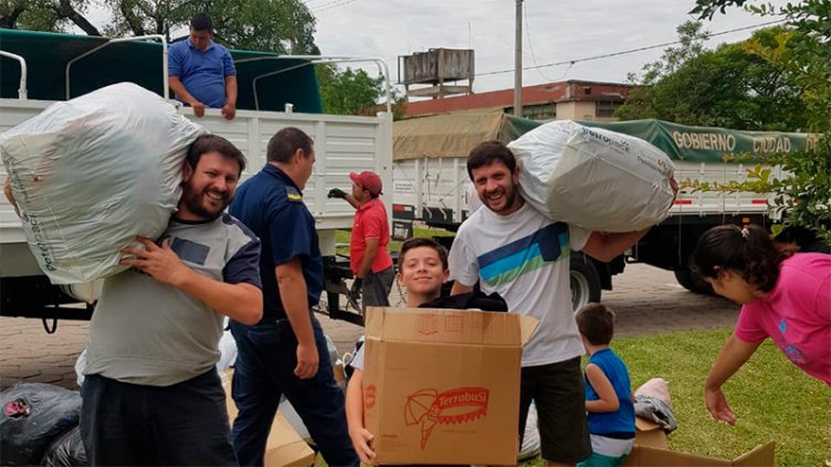 ¡Gracias!: Las donaciones de Once por Todos llegaron a destino