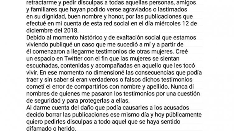 Cerraron cuenta de Twitter donde escrachaban a supuestos abusadores entrerrianos