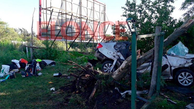 Fatal vuelco en Ruta 11: Hace un mes atrás hubo otra tragedia en el mismo lugar