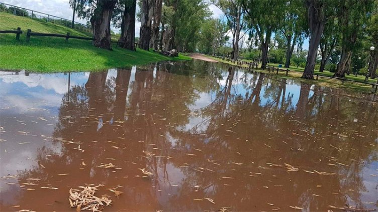 Afectado por la creciente del río, cerraron el Parque Unzué en Gualeguaychú