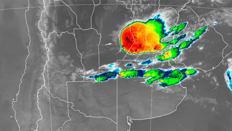 Alerta por tormentas fuertes abarca gran parte de Entre Ríos y otras provincias
