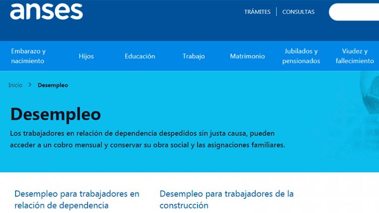 La cantidad de prestaciones por desempleo tocó su máximo nivel desde 2013
