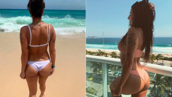 Ivana Nadal muestra sus curvas desde Río de Janeiro