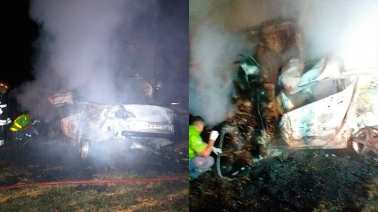 Cuatro personas murieron tras un choque entre dos camiones y un auto