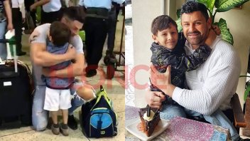 La nueva vida de Aaron: Llegó de Venezuela para vivir con su papá en Paraná