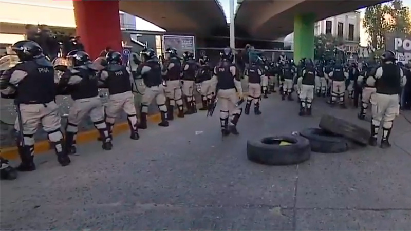El gobierno desplegó fuerzas de seguridad para evitar piquetes en Buenos Aires