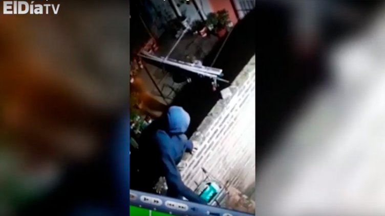 Video: Difunden imágenes del momento en que ladrón ingresa a robar a una casa