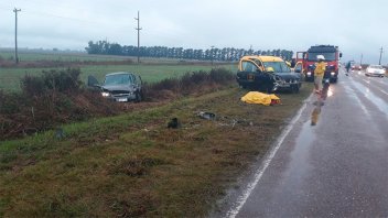 Dos heridos tras choque frontal sobre Ruta 12, cerca del acceso a Ramírez