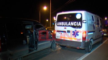 Peatón cruzó la ruta y generó un choque en cadena