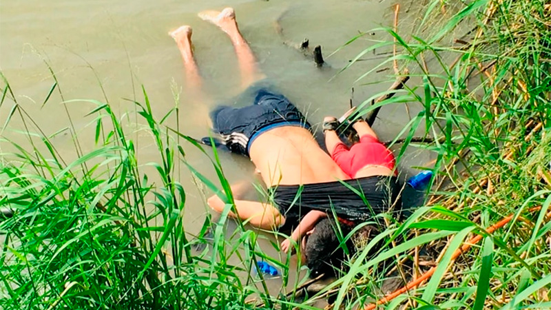 Los cuerpos de migrante y su hija ahogados en río Bravo llegaron a El ...