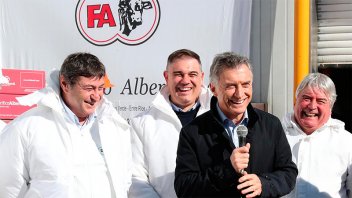 El presidente Macri en Oro Verde: