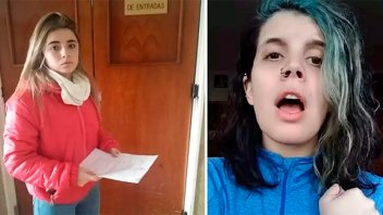 Denunciaron a la chica que grabó una versión feminista del Himno Argentino
