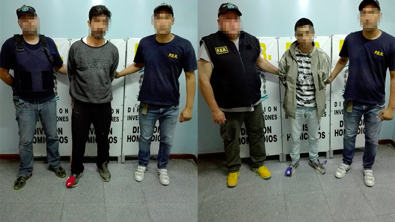 Dos de los detenidos en el marco de los allanamientos