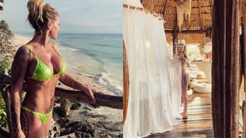 De vacaciones y al desnudo: Florencia Peña volvió a deslumbrar con sus fotos