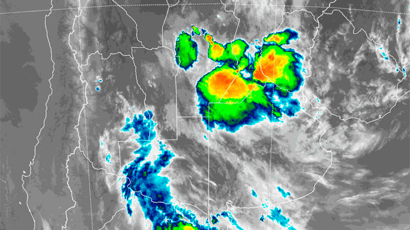 Imagen satelital de las 5.40