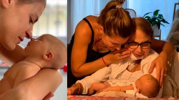 La emotiva foto de Eugenia Tobal con su mamá y su hija