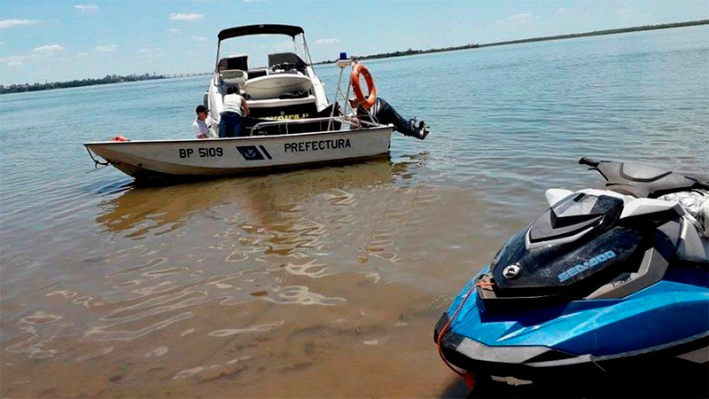 El paseo en moto de agua que terminó en una tragedia en el río Paraná