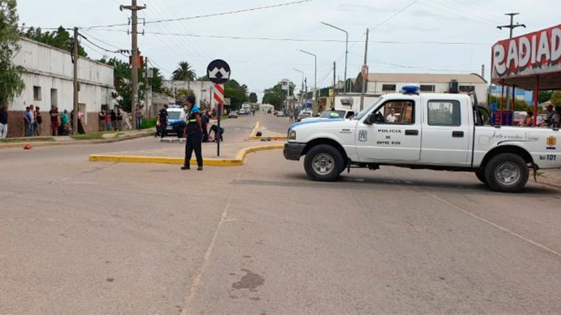 Motociclista murió tras ser embestido por camioneta en Gualeguaychú.