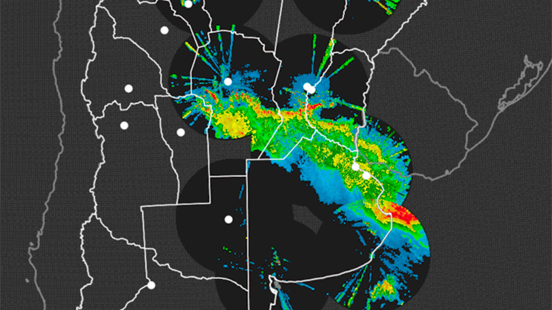 Imagen de radar de las 7.40