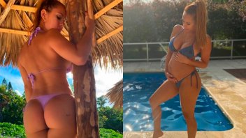 Embarazada, Baby Silenzi derrochó sensualidad con una serie de fotos en bikini