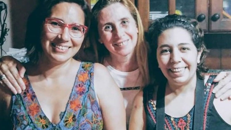 Gómez, Piedrabuena y Nadia Rodríguez, a dos meses del accidente