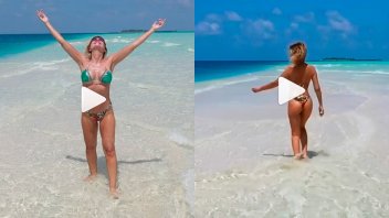 Fotos y videos: Débora Plager deslumbró en bikini