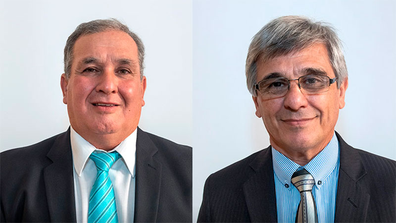Daniel Horacio Olano y Rubén Alberto Dal Molín. Fuente: APF