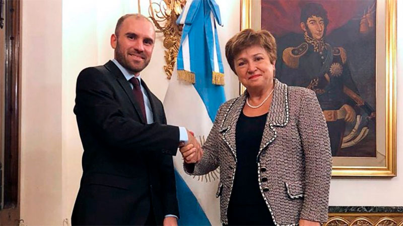 Guzmán agradeció el mensaje de apoyo del FMI