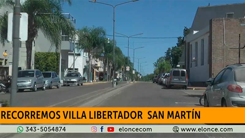 Villa Libertador San Martín: Poca circulación y amplios  operativos de controles