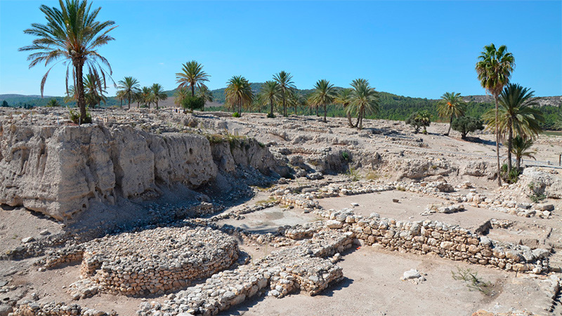 El sitio arqueológico de Megiddo, en el centro de Israel.