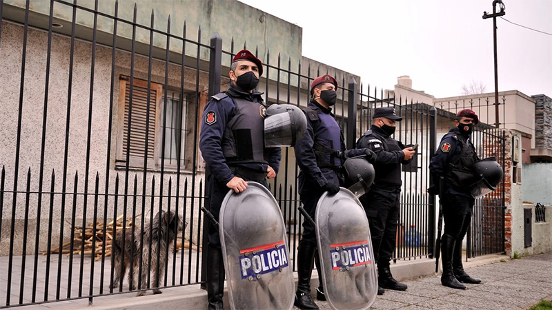 La casa de Ríos con custodia policial tras las amenazas