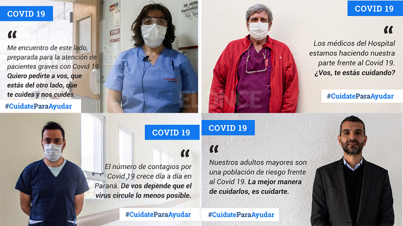 &quot;Cuidate para ayudar&quot;: el pedido de profesionales de la salud de Paraná