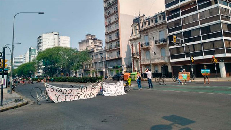 Protesta en Rosario