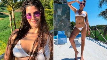 Enamorada, derrocha sensualidad: Ivana Nadal impactó con su bikini blanca