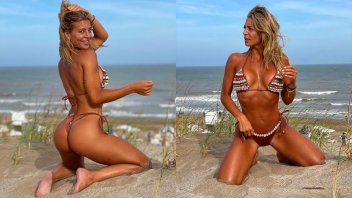 La llamativa bikini de Sol Pérez en sus días de playa