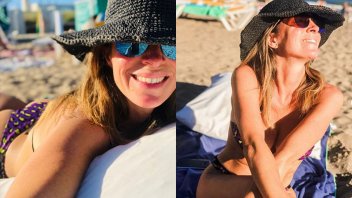 “Feliz”, Sandra Borghi se mostró en bikini desde Pinamar