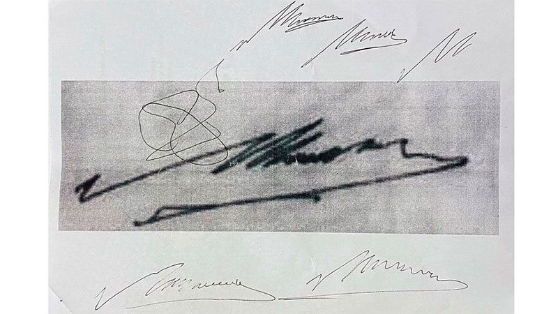Práctica: las firmas de Diego atribuídas a Luque.