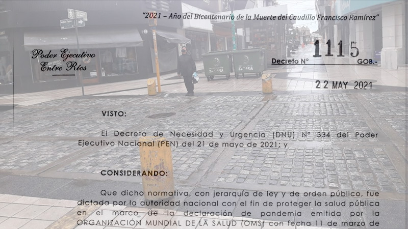 Nuevas medidas en Entre Ríos: el detalle de lo que dice el decreto provincial