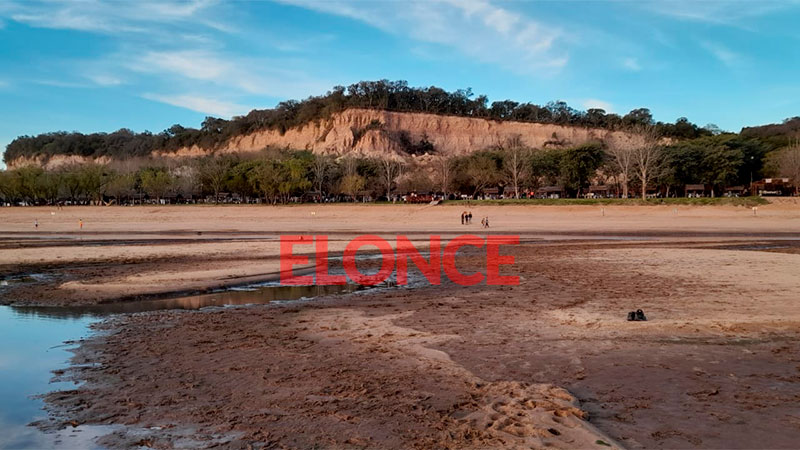 La bajante en Valle Mar&iacute;a