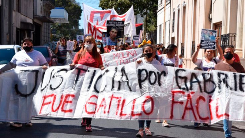 Reclamo de justicia por el crimen de Gabriel Gusm&aacute;n
