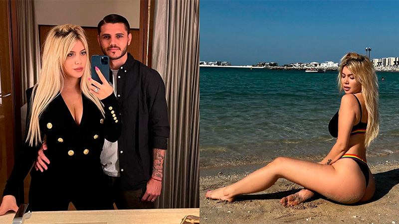 Reconciliación de Mauro y Wanda: él postea poemas y ella, fotos hot en la playa