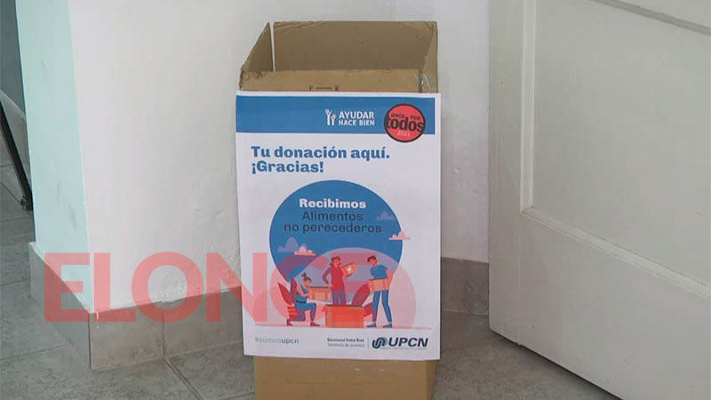 Defensa Civil entregó donaciones a merenderos