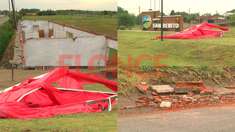 Fuerte temporal en San Benito: hubo voladuras de techos y daños en ...